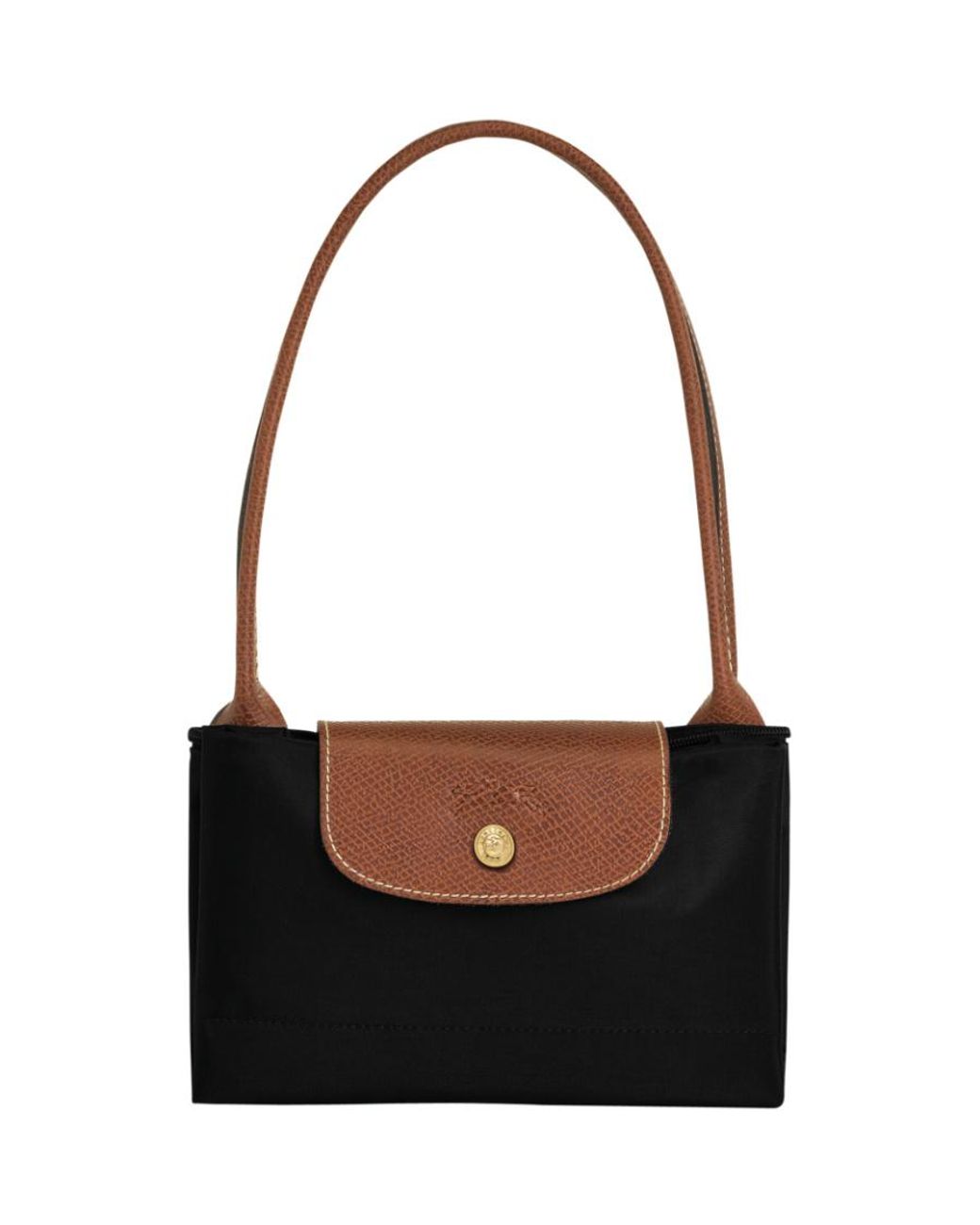 Longchamp Black Le Pliage Medium Tote Bag