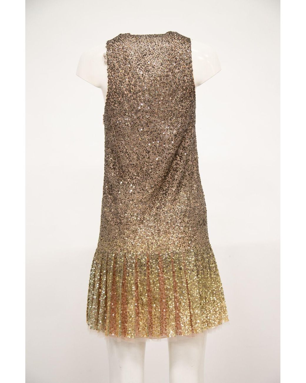 Dior Natural Sequined Dress