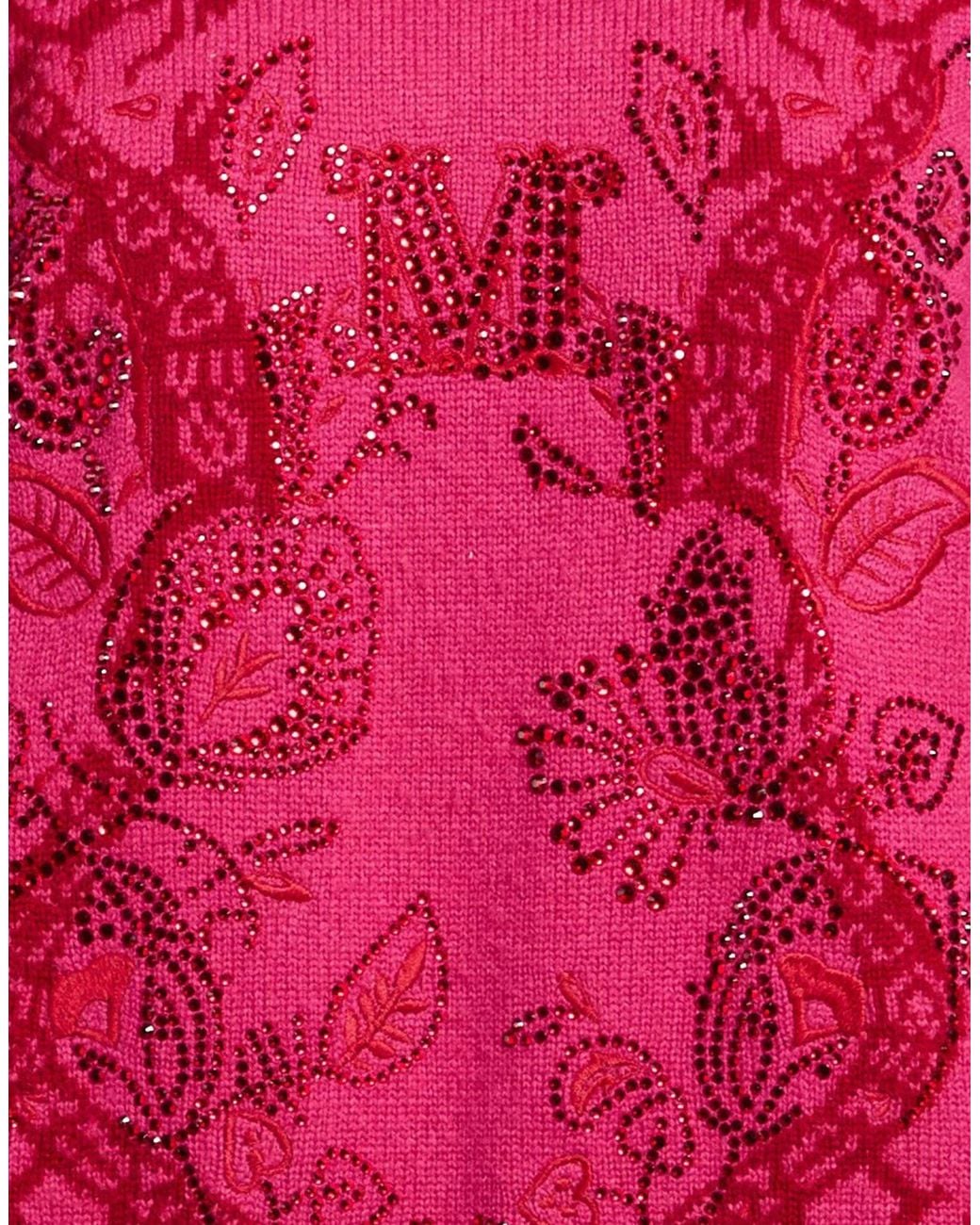 Max Mara Pink Long Sleeves Jumpers