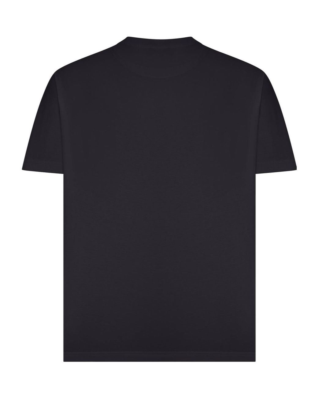 Etro Black Embroidered Logo T-Shirt for men