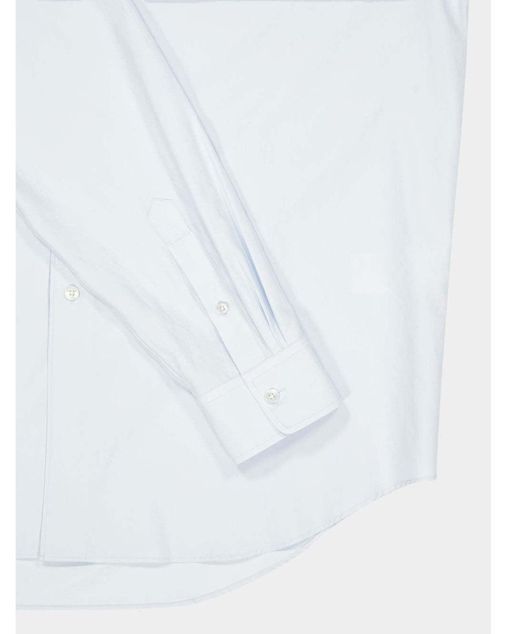 Auralee White Long-Sleeved Shirt for men