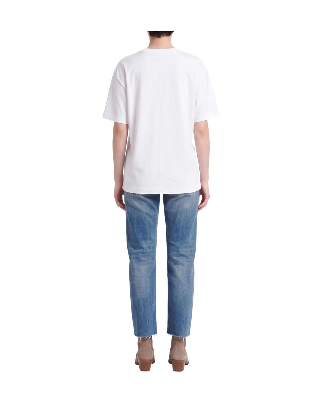 Rag & Bone White Printed T-Shirt