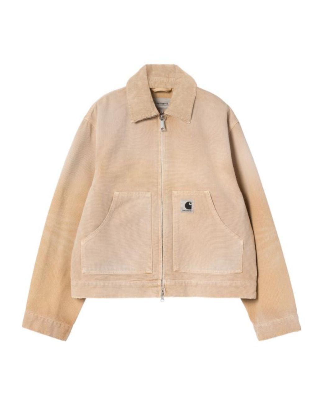 Carhartt Natural Canvas Zip-Up Jacket