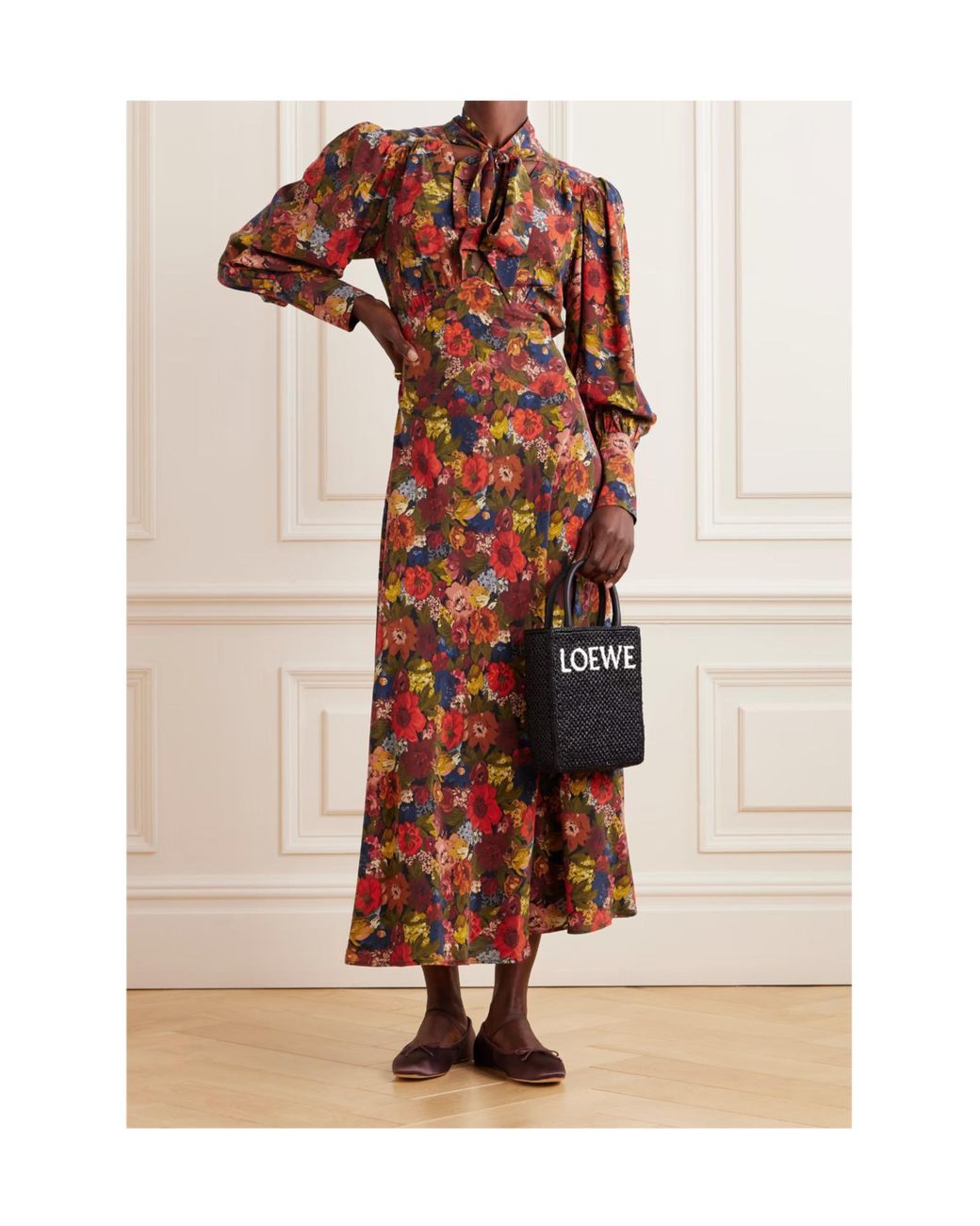 Doen Red Long Sleeve Dress