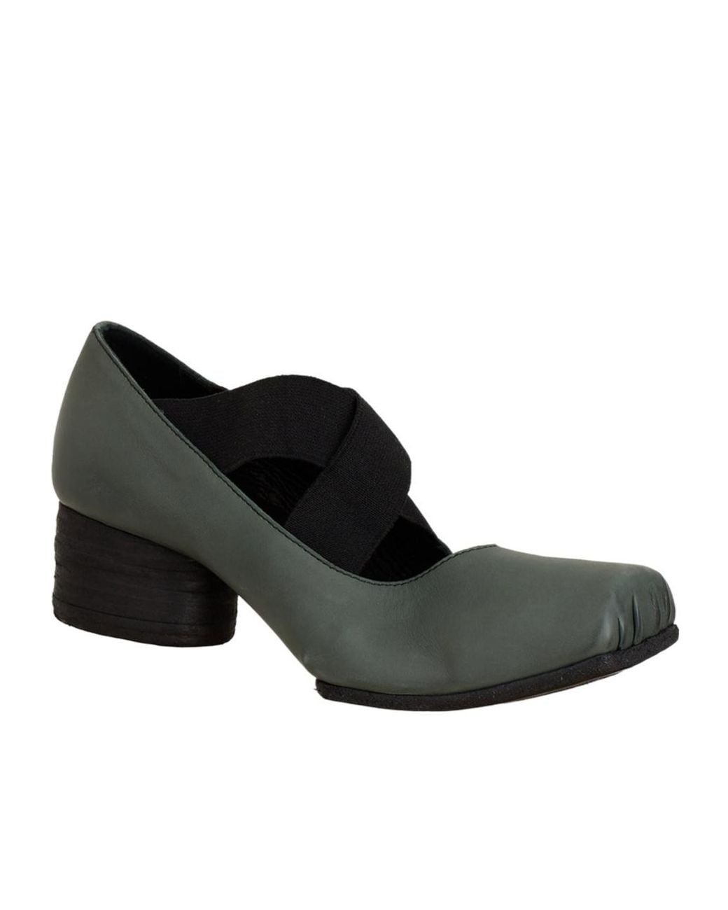 Uma Wang Black High-Heeled Ballet Shoes