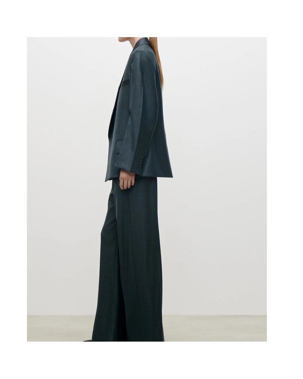 Victoria Beckham Black Layered Tailored Blazer