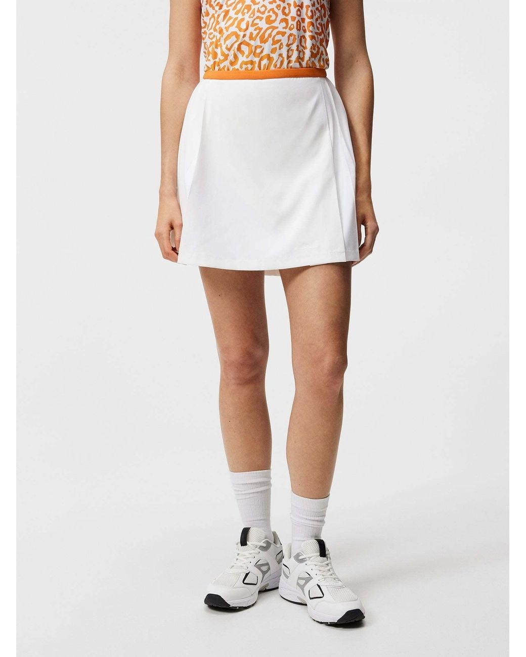 J.Lindeberg White Pleated Skirts