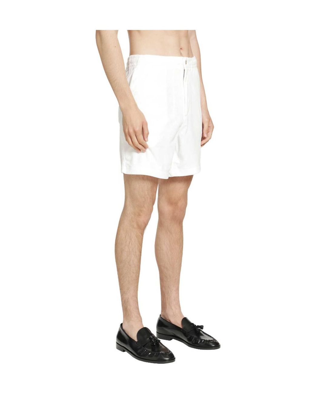 Polo Ralph Lauren White Polo Prepster Terry Shorts for men