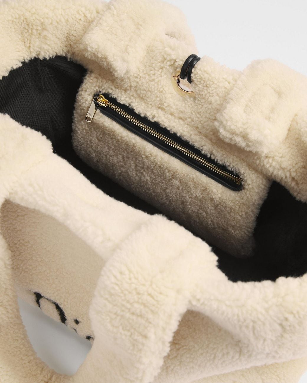 Dior Natural Alps Medium Spongy Book Tote