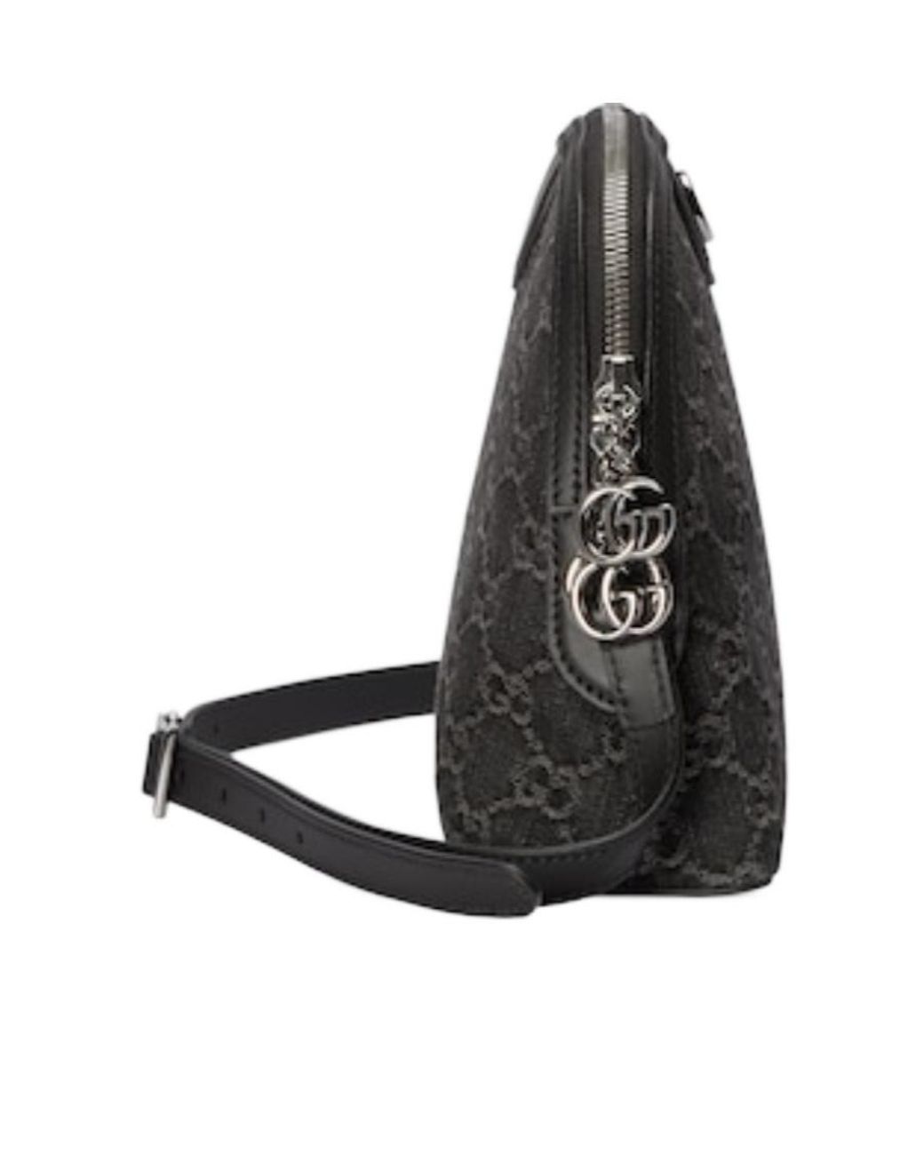 Gucci Black Ophidia Gg Small Shoulder Bag