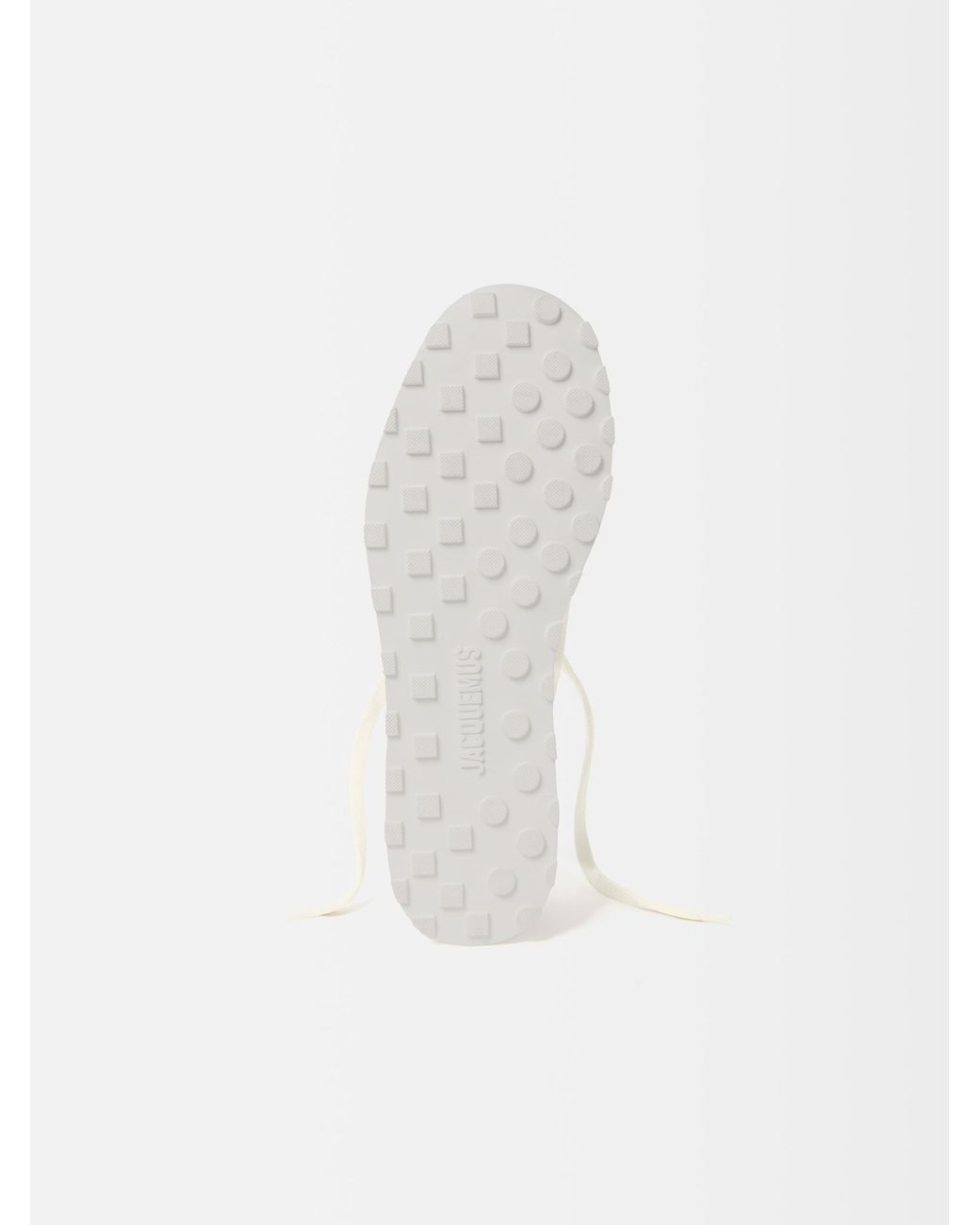 Jacquemus White The Tennis Mesh-Panelled Lace-Up Sneakers