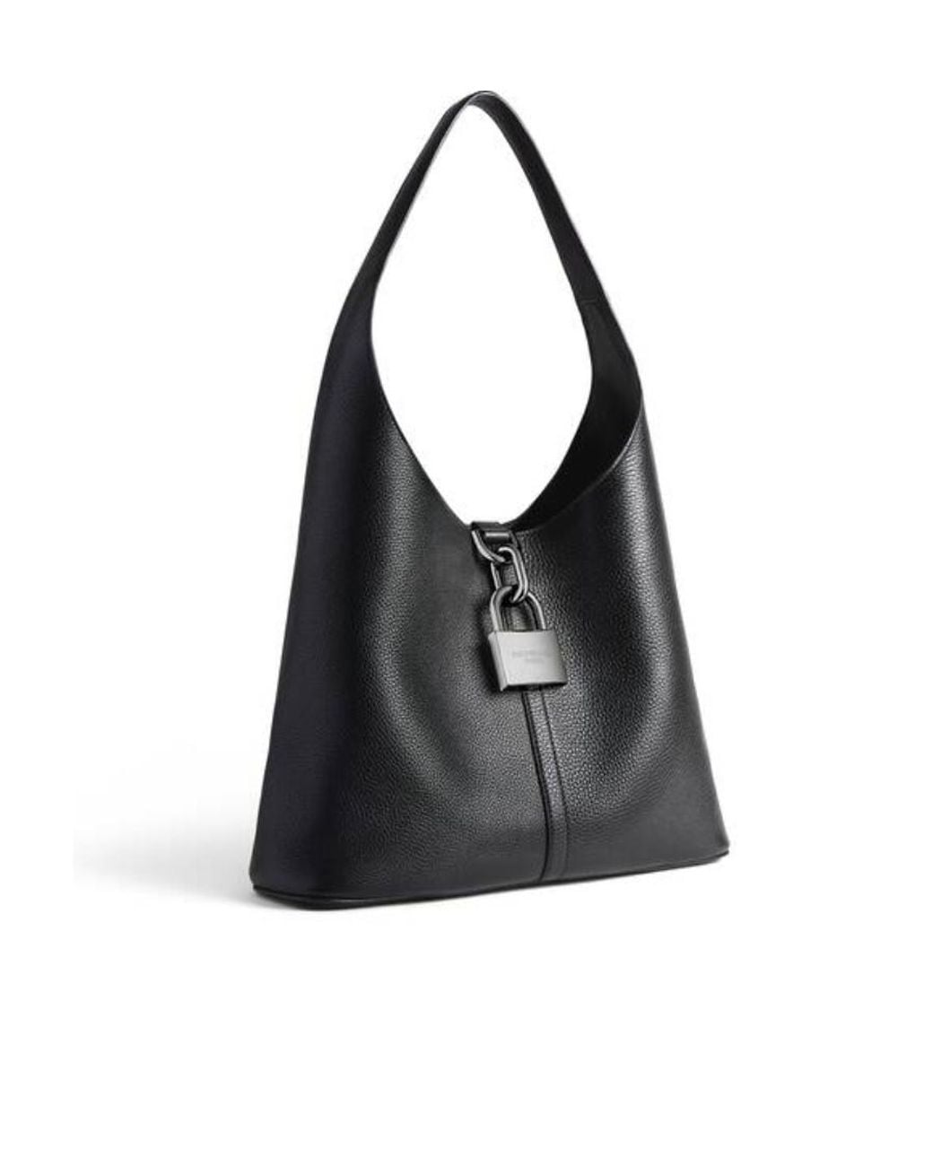 Balenciaga Black Locker Medium North-South Hobo Bag