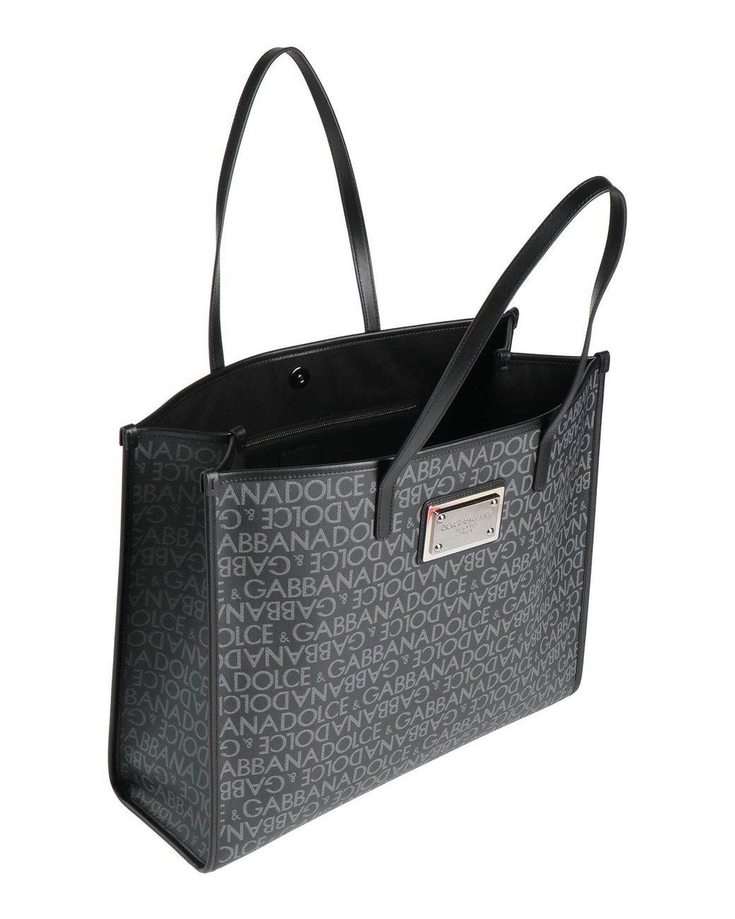 Dolce & Gabbana Black Minimalist Tote Bag