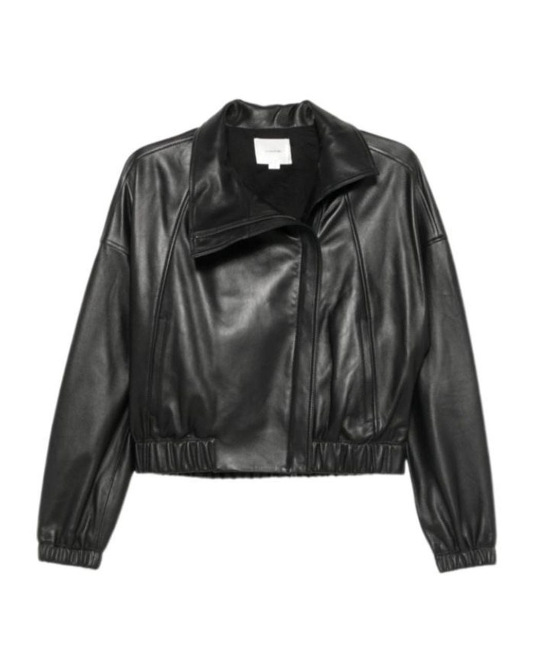 Vince Black Long-Sleeved Casual Jacket