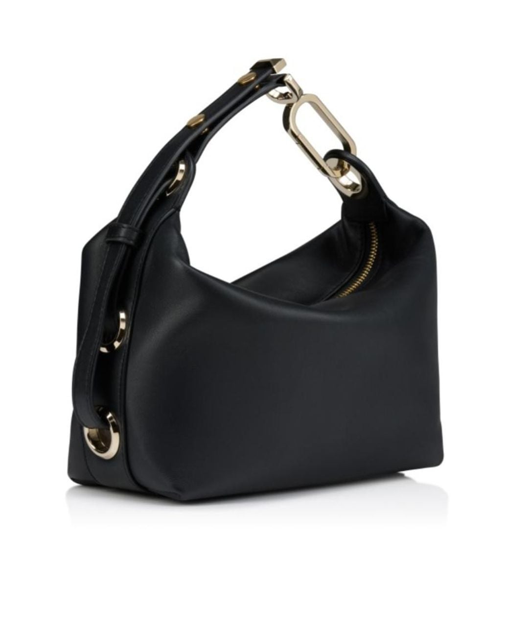 Christian Louboutin Black Flo Zip-Up Pouch