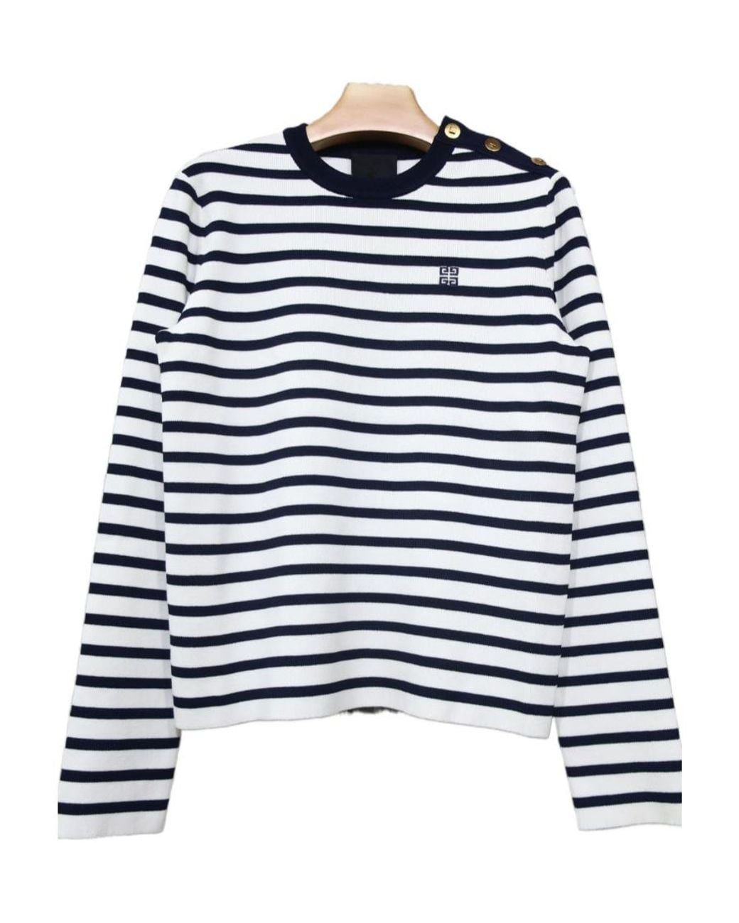 Givenchy Blue Striped T-Shirt