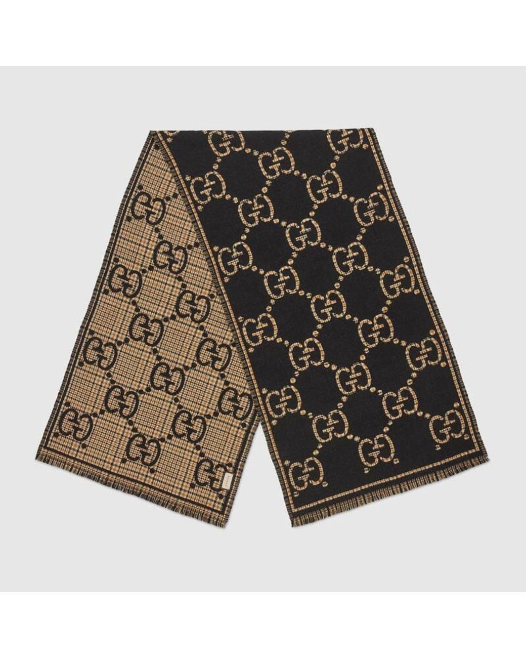 Gucci Black Winter Scarves for men