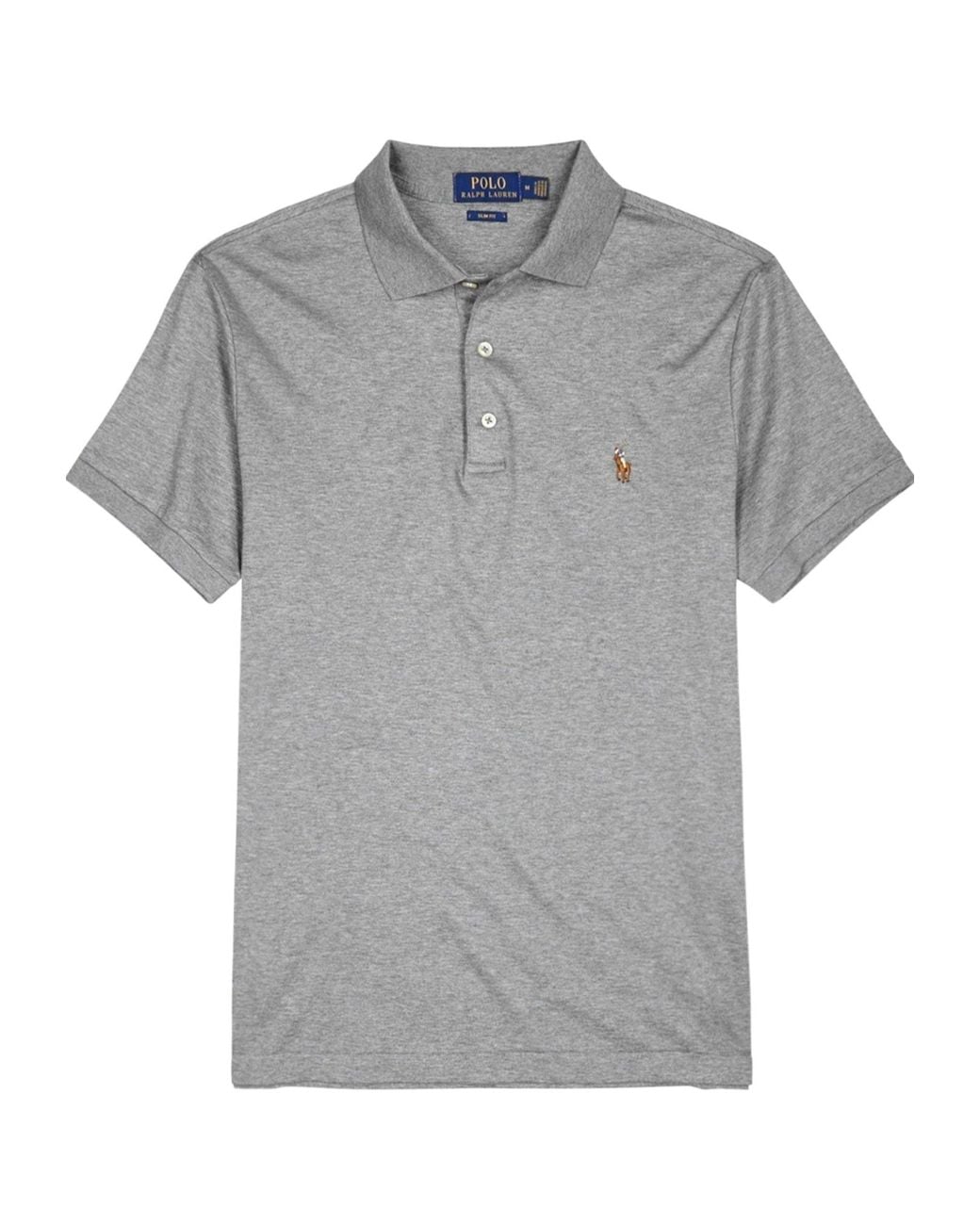 Polo Ralph Lauren Gray Short-Sleeved Polo Shirt for men