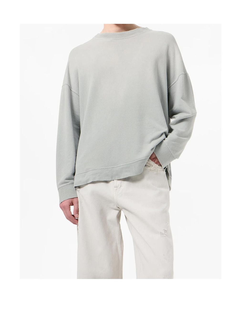 Our Legacy Gray Long-Sleeve Sweatshirt for men