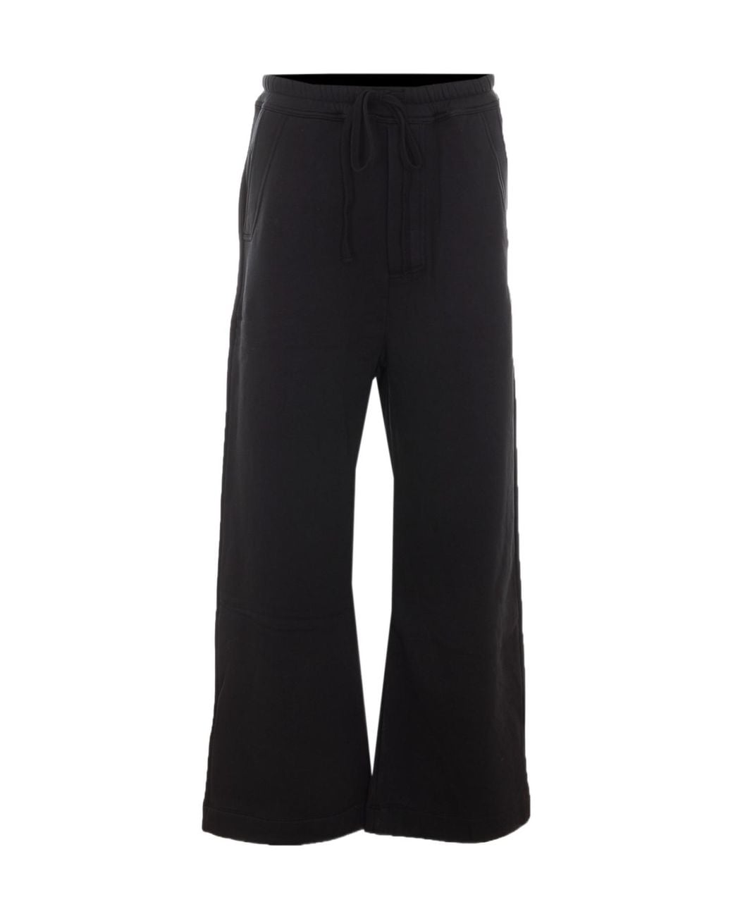 Thom Krom Black Wide-Leg Cargo Track Pants for men