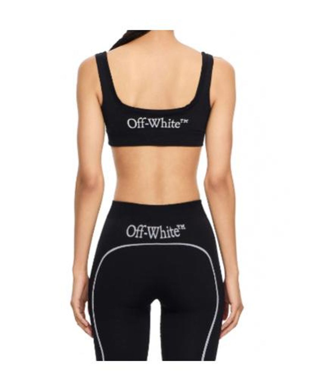 Off-White c/o Virgil Abloh Black Off Stamp Seamless Bra