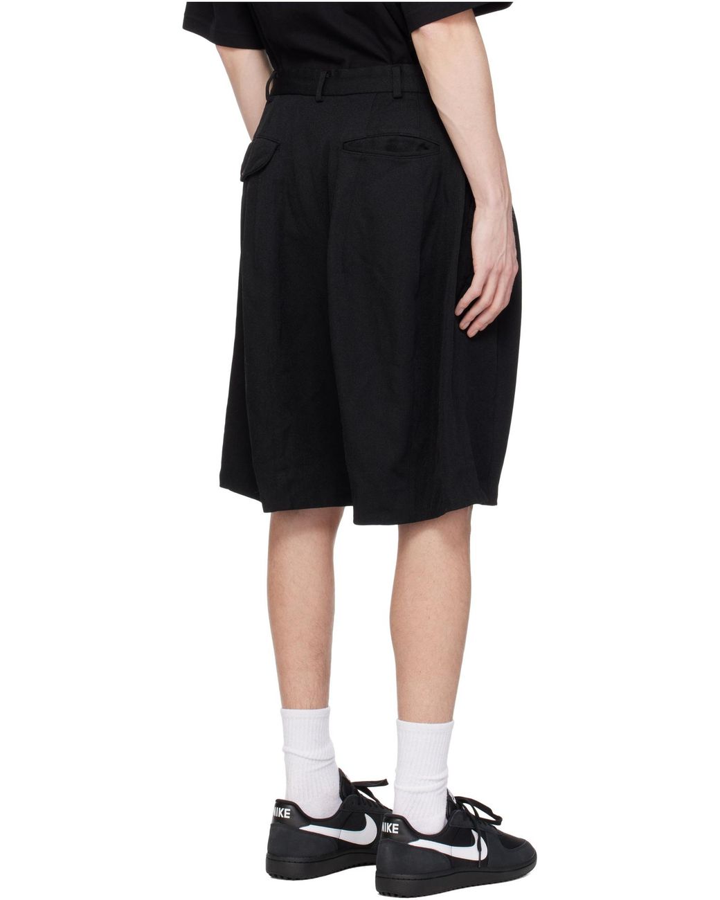 Comme des Garçons Black Tailored Shorts for men