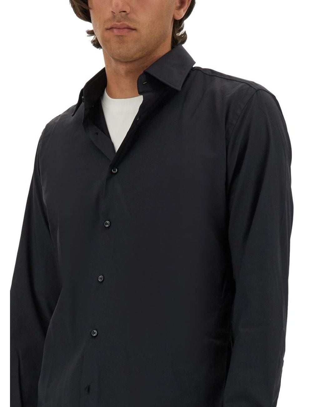 Boss Black Boss Performance-Stretch Twill Slim-Fit Shirt for men