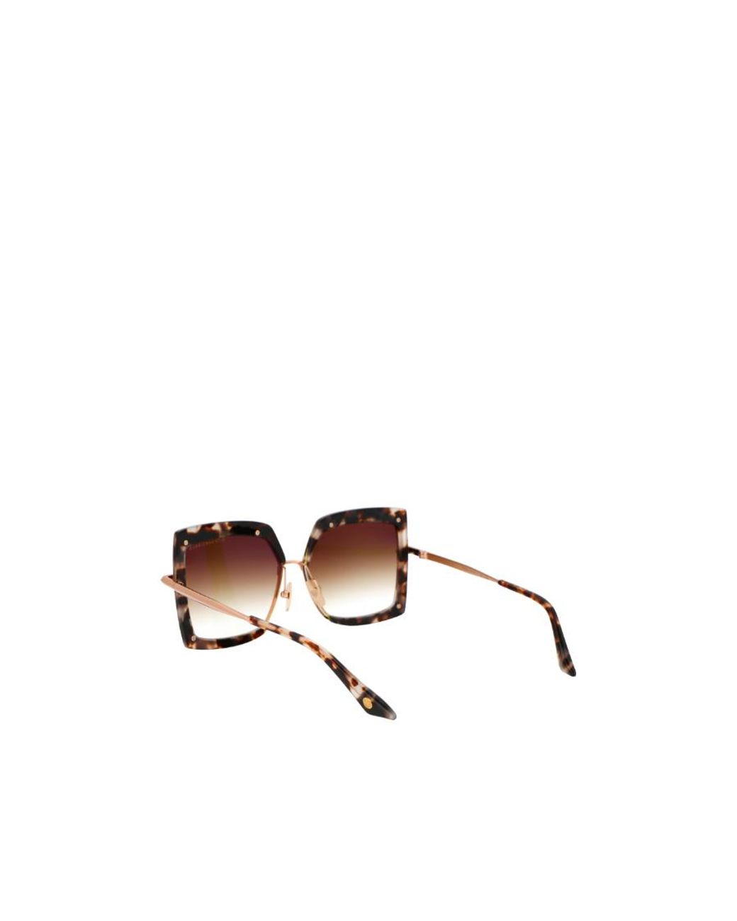 Dita Eyewear White Narcissus Square Frame Sunglasses for men
