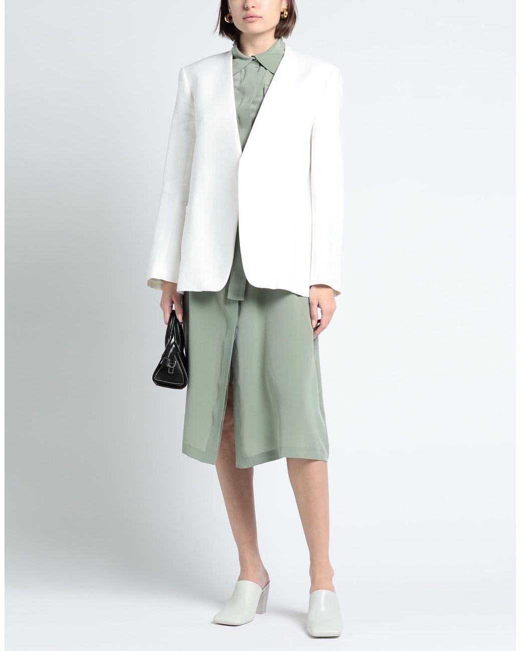 Chloé White Simple Single- Blazer