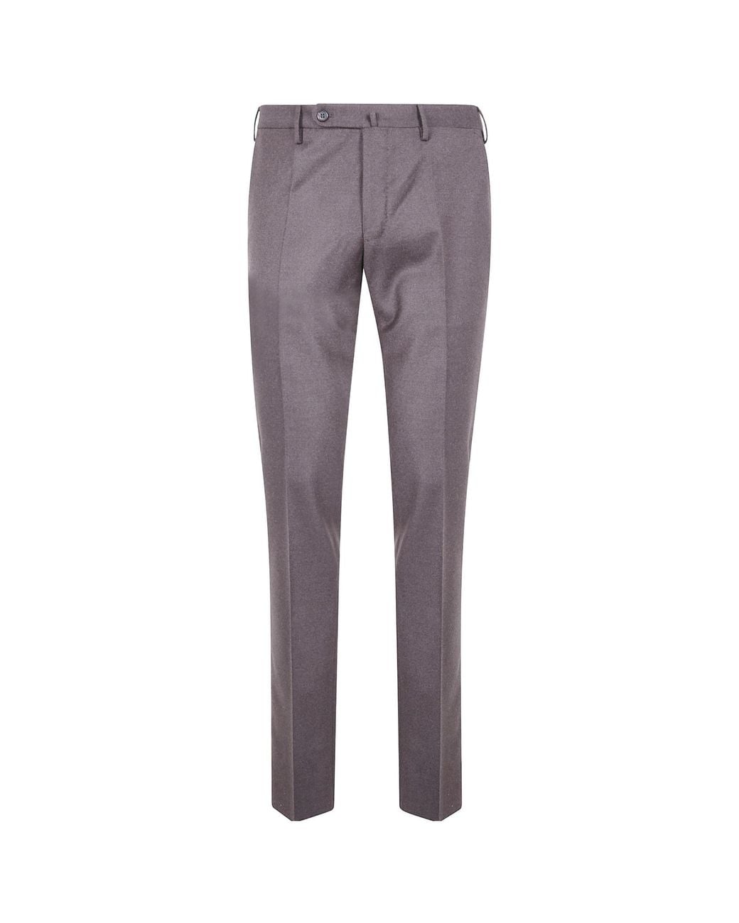 Incotex Gray Cotton Trousers for men