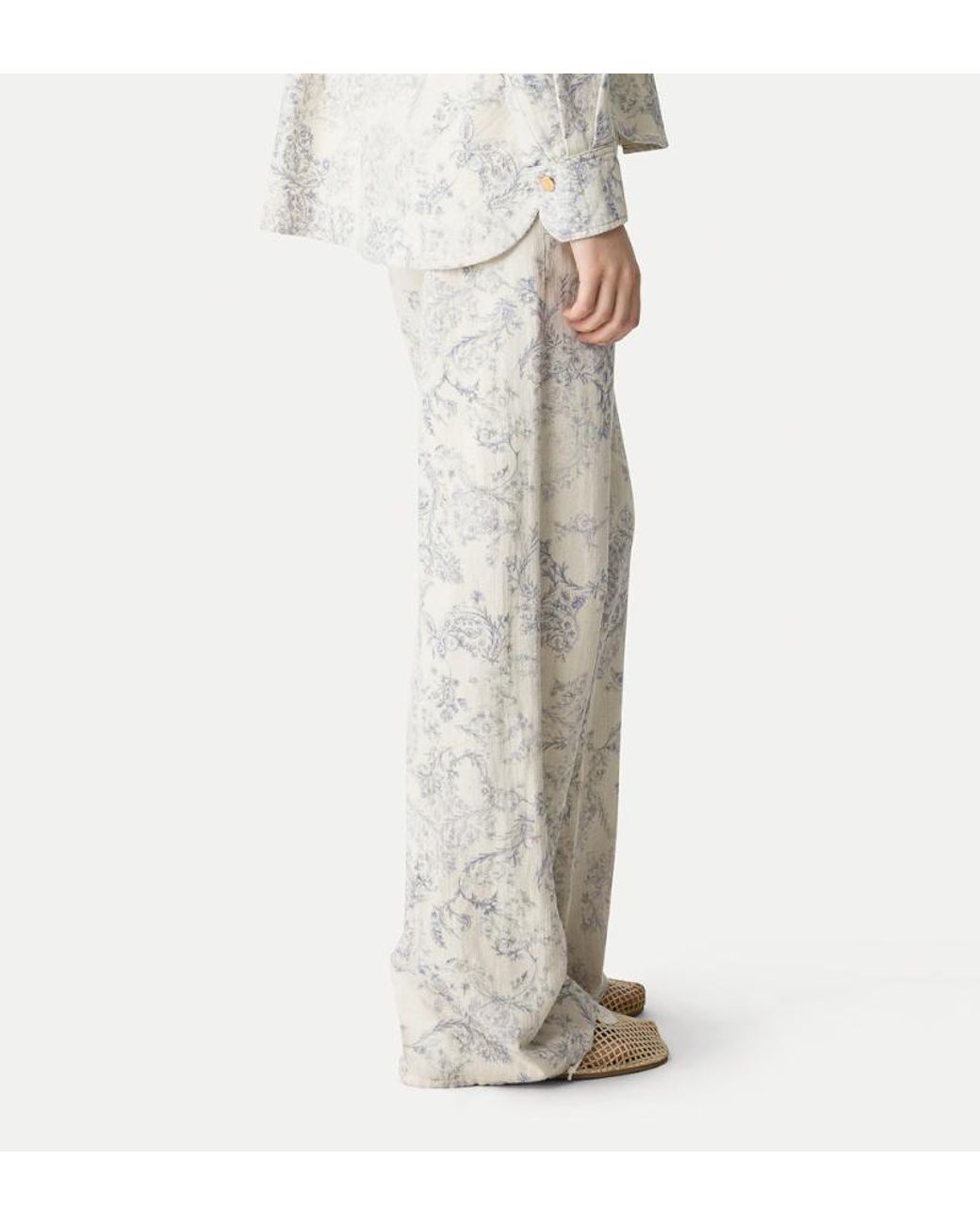 Forte_forte White 5Pocket Trousers Nontiscordardime