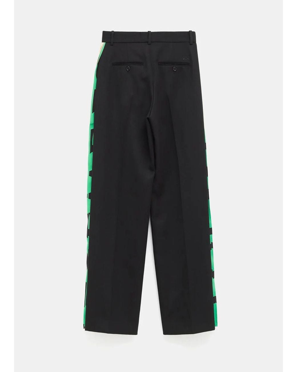 Loewe Black Side-Striped Straight-Leg Pants