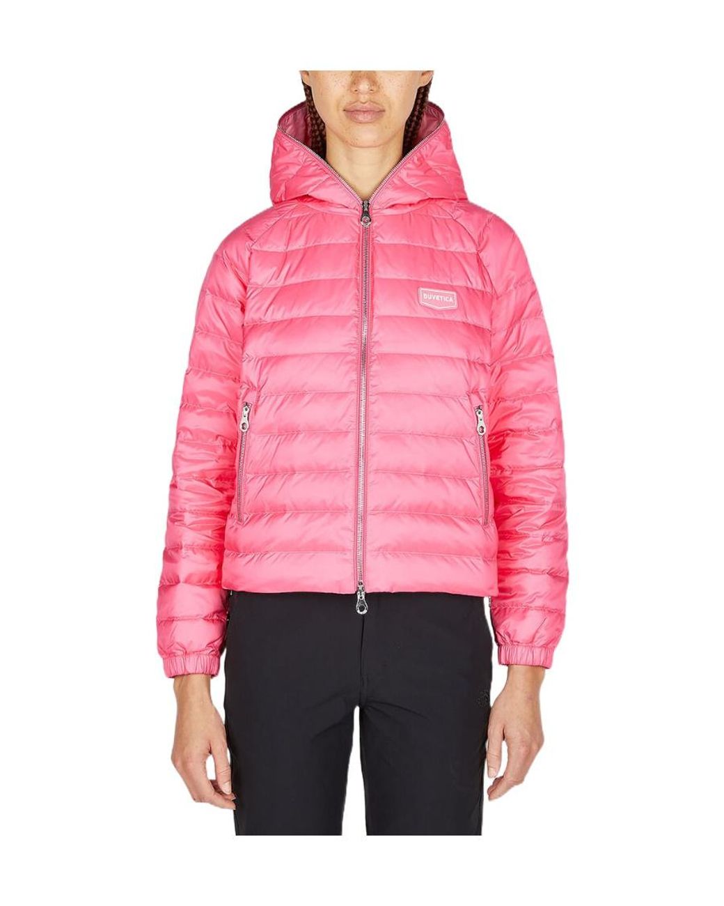 Duvetica Pink Caroma Quilted Padded Jacket