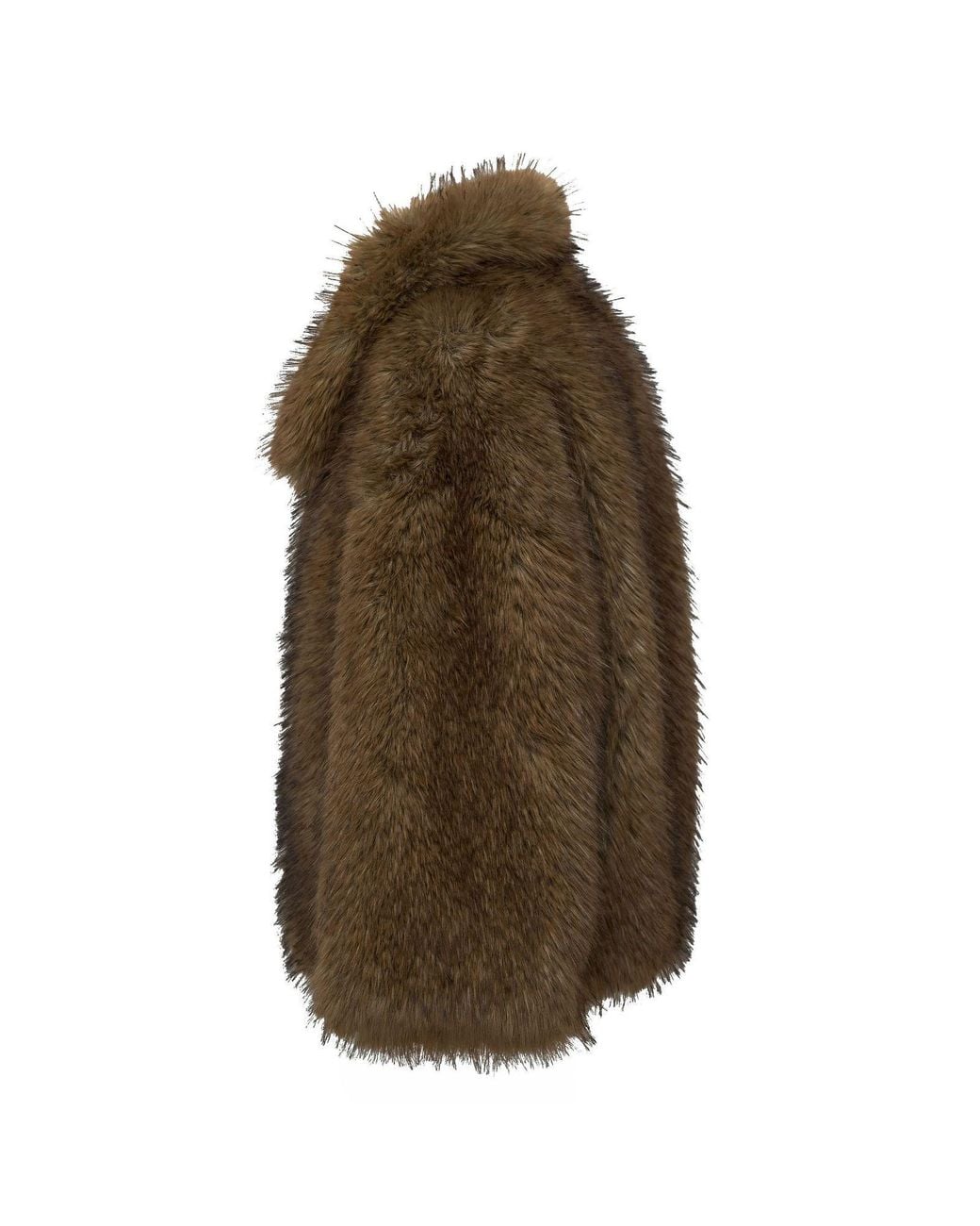Essentiel Antwerp Brown Kastanje Faux Fur Coat