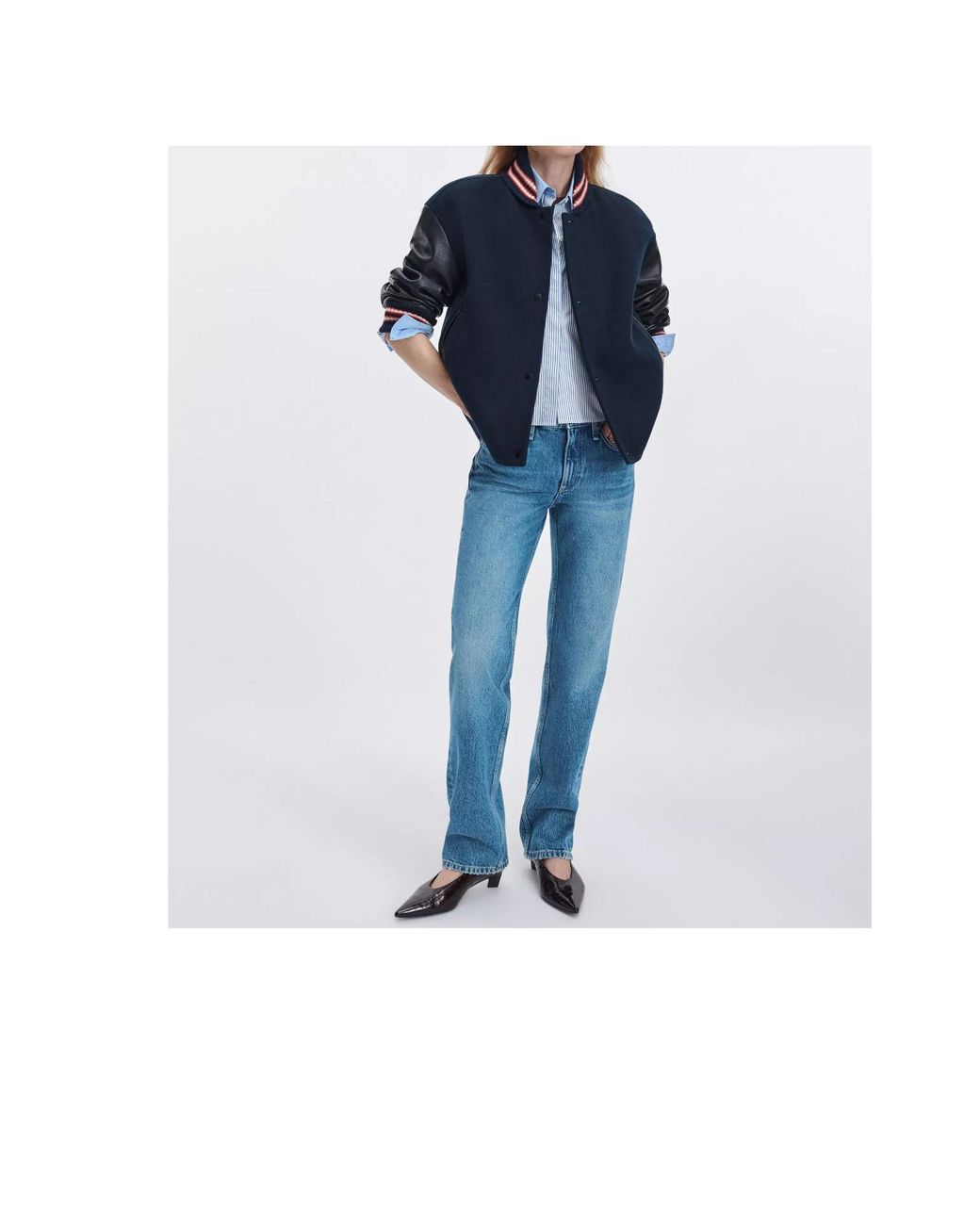 Rag & Bone Blue Long-Sleeved Jacket