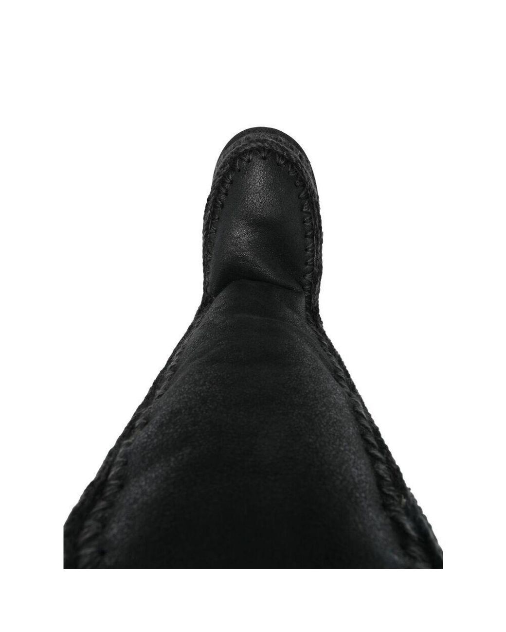 Mou Black Eskimo 40 Rhinestone-Logo Boots
