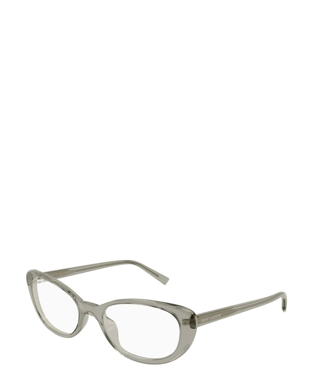 Saint Laurent White Full Frame Plain Mirror