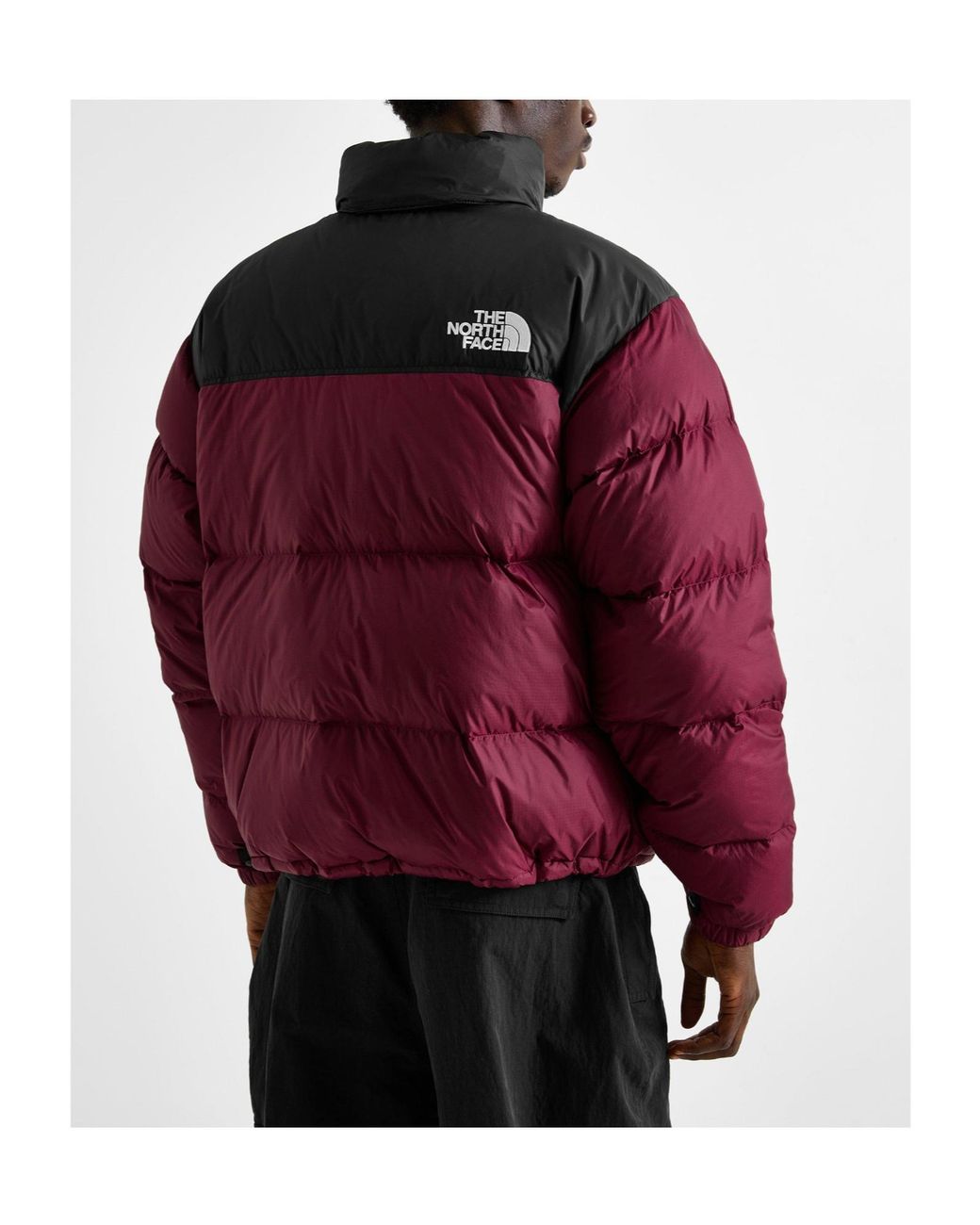 The North Face Red Short Cropped Down Jacket for men
