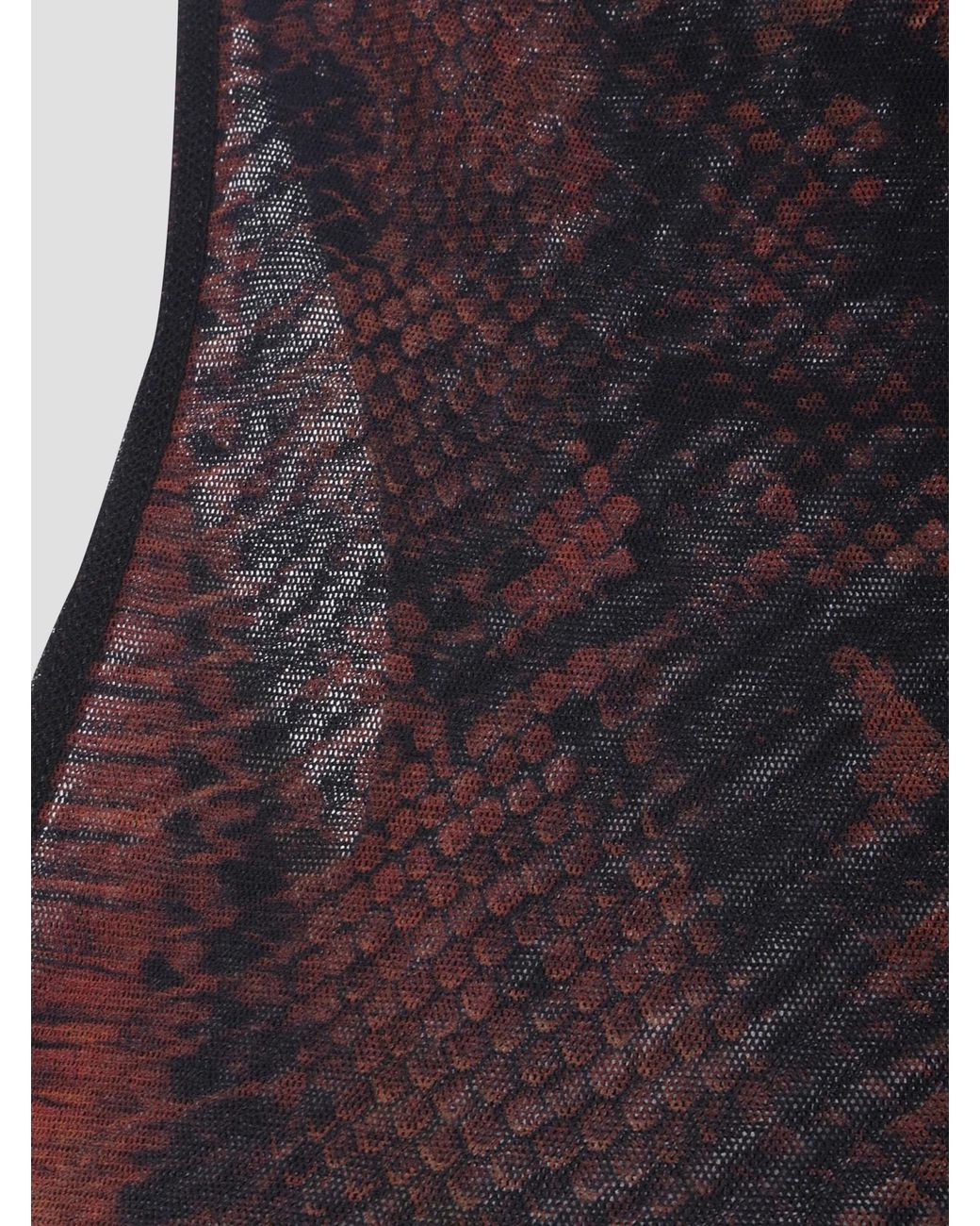 Jean Paul Gaultier Purple High Neck Long Dress