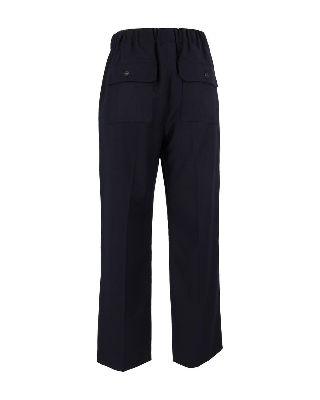 Weekend by Maxmara Black Wkdhateley Straight Leg Pants