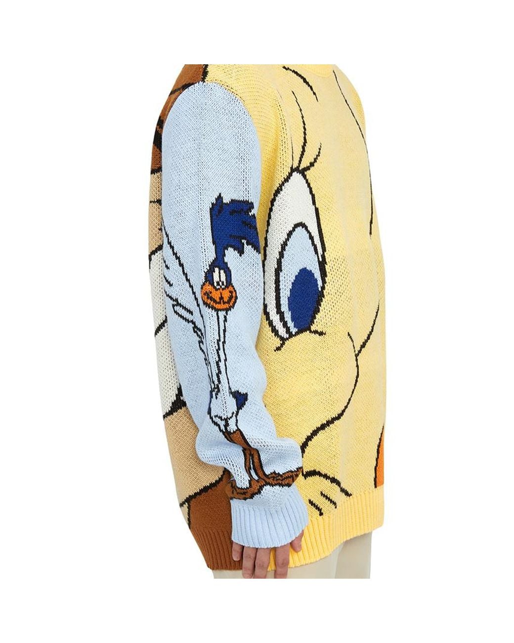 FAMILY FIRST Metallic Long-Sleeved Sweater for men