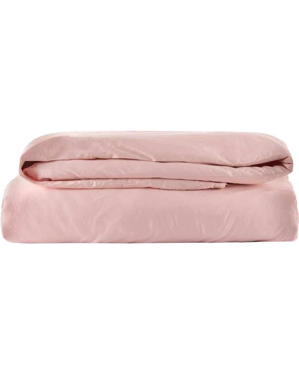 Tekla Pink Organic Cotton Satin Duvet Cover for men