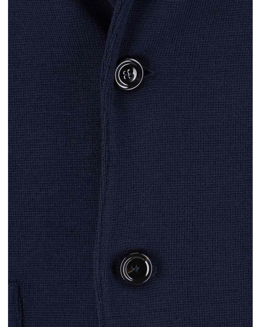 Lardini Blue Long-Sleeve Blazer for men