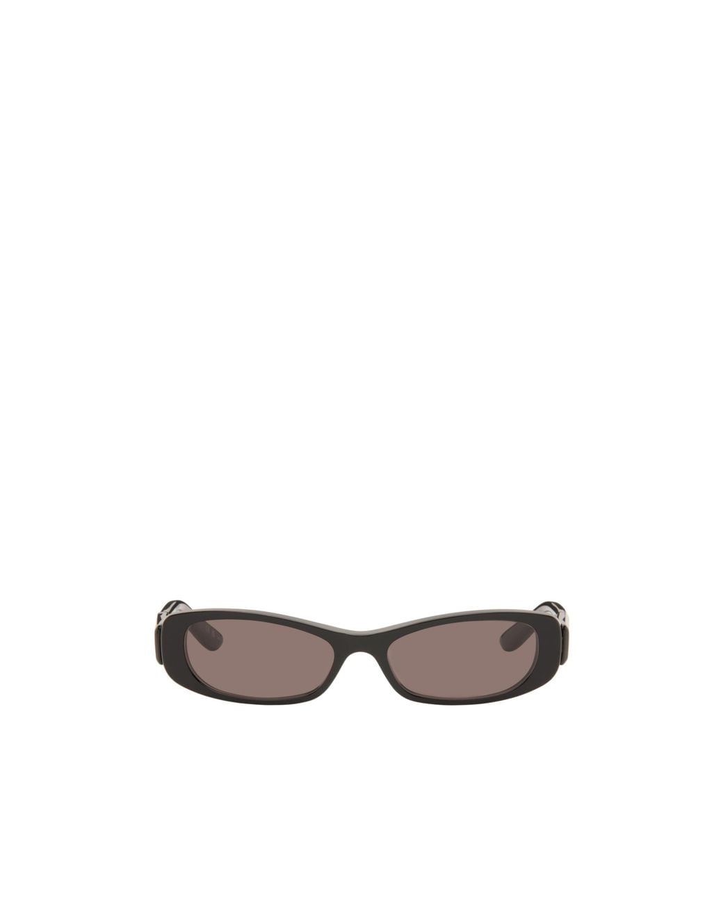 Balenciaga White Eyewear Rectangular Frame Sunglasses
