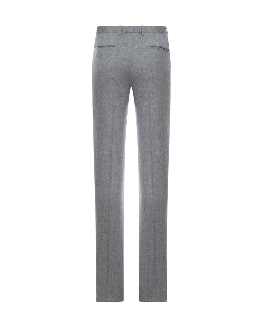 Incotex Gray Tailored Elastic-Waist Pants for men