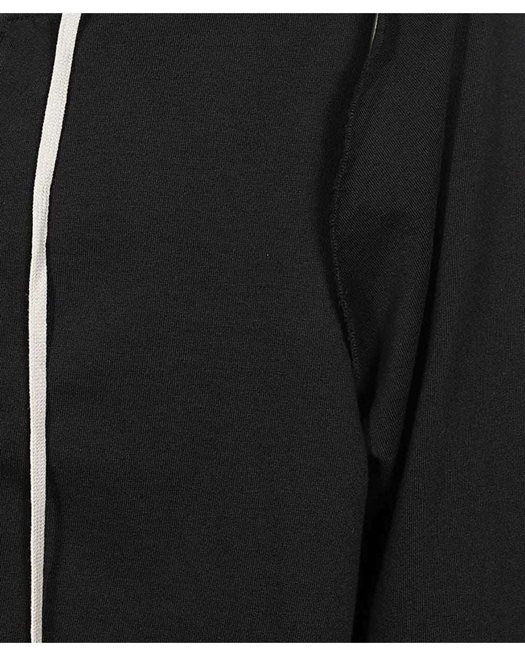 Rick Owens Black Long-Sleeved Sweater for men