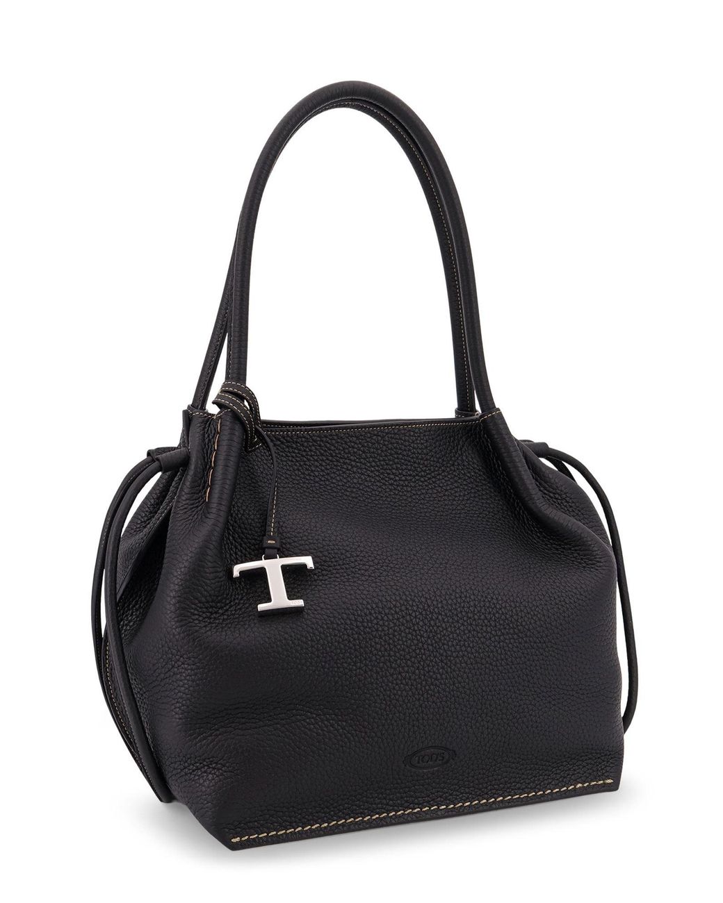 Tod's Black Logo-Detailed Shoulder Bag