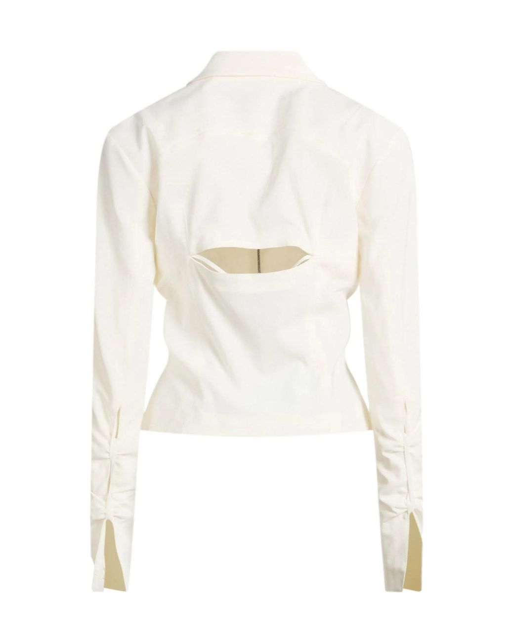 Jacquemus White Single-Breasted Fitted Suit