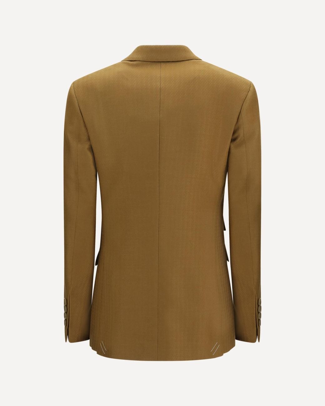 Burberry Brown Single-Breasted Tailored Blazer