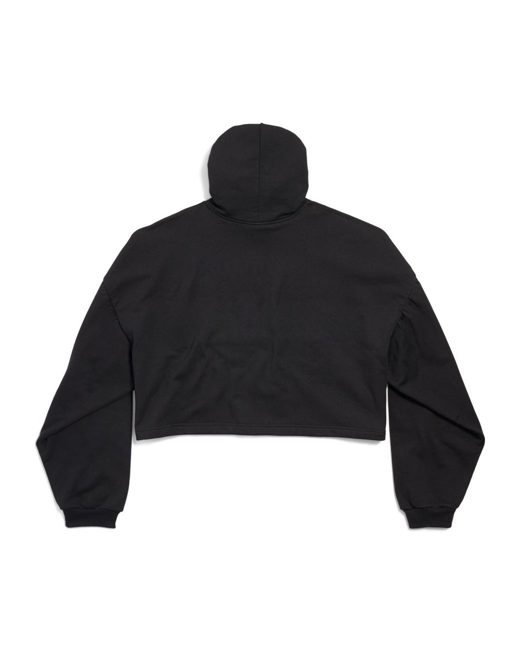 Balenciaga Black Logo Embellished Hoodie